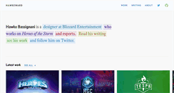 Desktop Screenshot of hawkeward.com